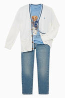Camiseta RL | Bear com Jaqueta