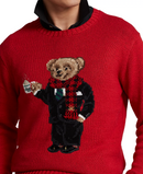 Suéter RL | Polo Bear Vermelho Natal