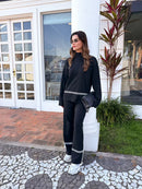 Conjunto Tricô Valentina – Gola Alta Mullet e Calça Cintura Alta Louvia